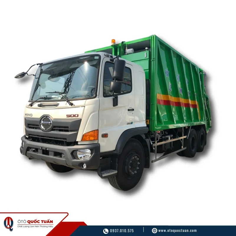 Xe Tải HINO FM8JN7A 15 Tấn Euro 5 4 Xe ép rác HINO FM8JN8A 15 tấn
