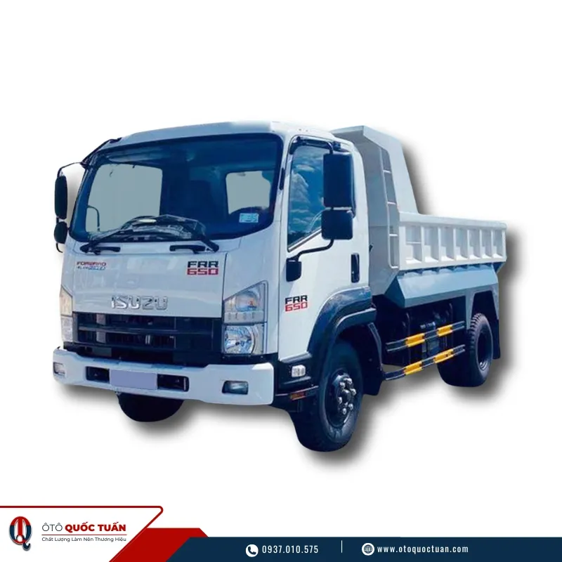 Xe tải Isuzu 6.5 tấn FRR650 Euro 5 6 Xe tải Isuzu 6.5 tấn FRR650 thùng ben