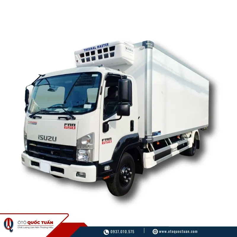 Xe tải Isuzu 6.5 tấn FRR650 Euro 5 4 Xe tải Isuzu FRR650 6.5 tấn thùng đông lạnh