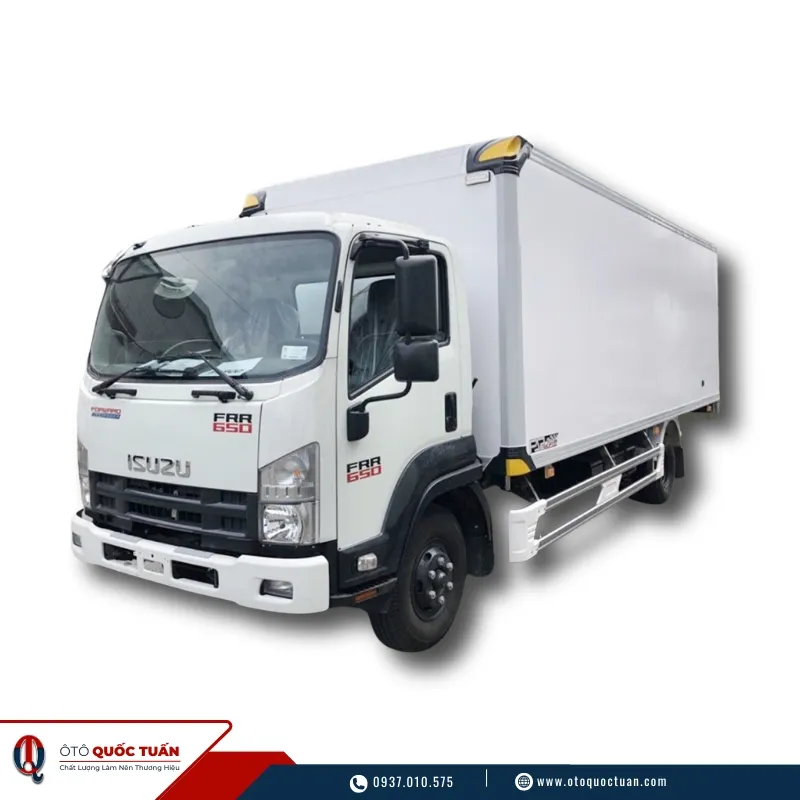 Xe tải Isuzu 6.5 tấn FRR650 Euro 5 3 Xe tải Isuzu FRR650 6t5 thùng bảo ôn