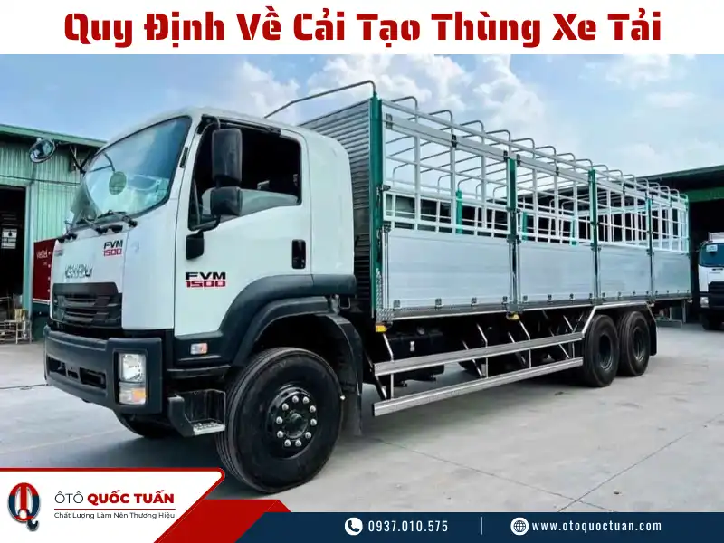 Quy định về cải tạo thùng xe tải