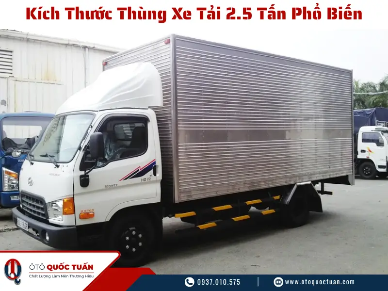 Kích Thước Thùng Xe Tải 2.5 Tấn Phổ Biến 1 kich thuoc thung xe tai 2 5 tan