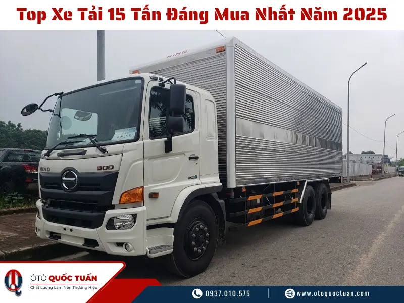 Top Xe Tải 15 Tấn Đáng Mua Nhất Năm 2025 – Bền Bỉ, Hiệu Suất Cao 2 xe tai 15 tan