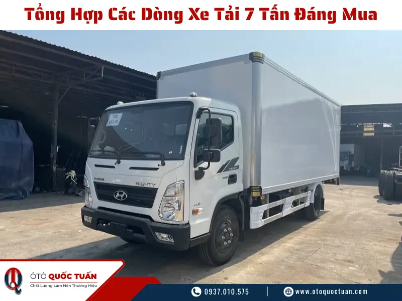 Tổng Hợp Các Dòng Xe Tải 7 Tấn Đáng Mua Nhất 2025 1 xe tai 7 tan