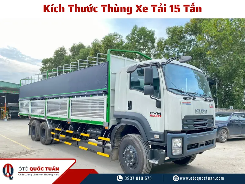Kích Thước Thùng Xe Tải 15 Tấn Là Bao Nhiêu 6 thung xe tai 15 tan